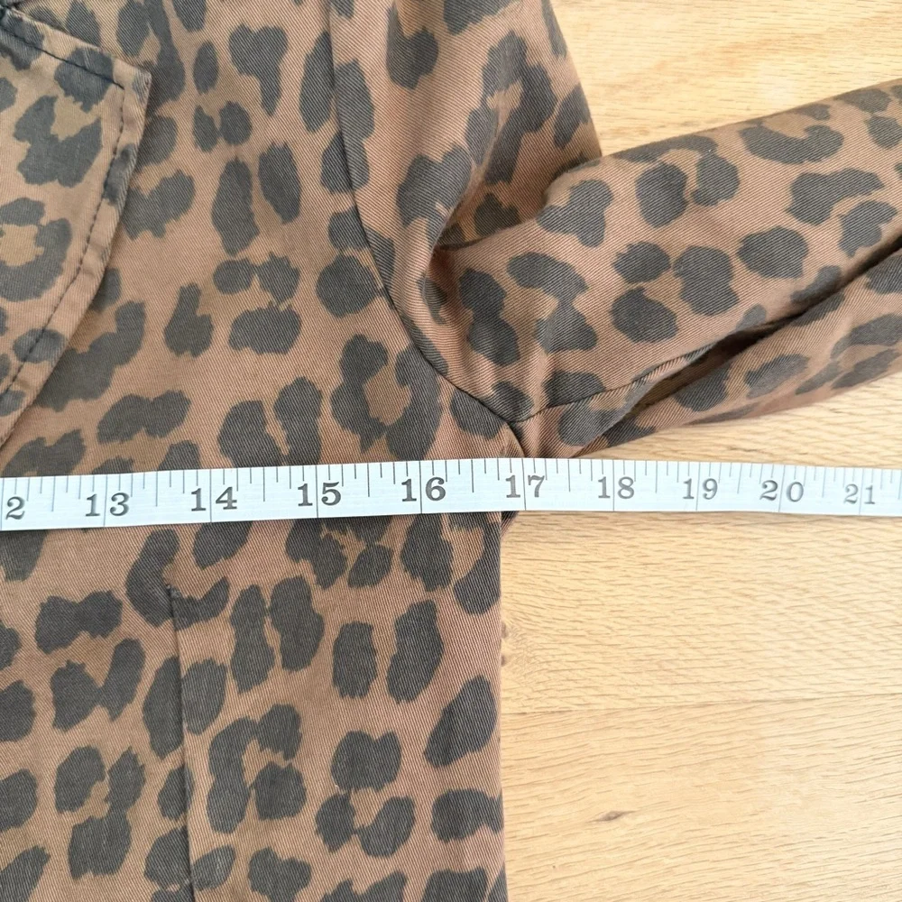 Dimora Leopard Print Blazer‎ Made in Italy Size Small